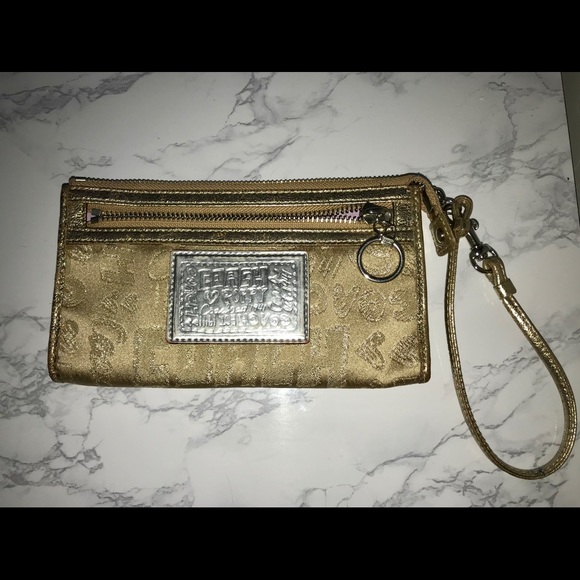 Coach Poppy wallet in gold - Picture 2 of 5
